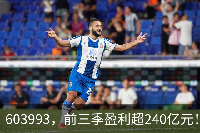 603993，前三季盈利超240亿元！已超去年全年！